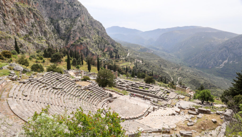 The Ancient Theater of Delphi