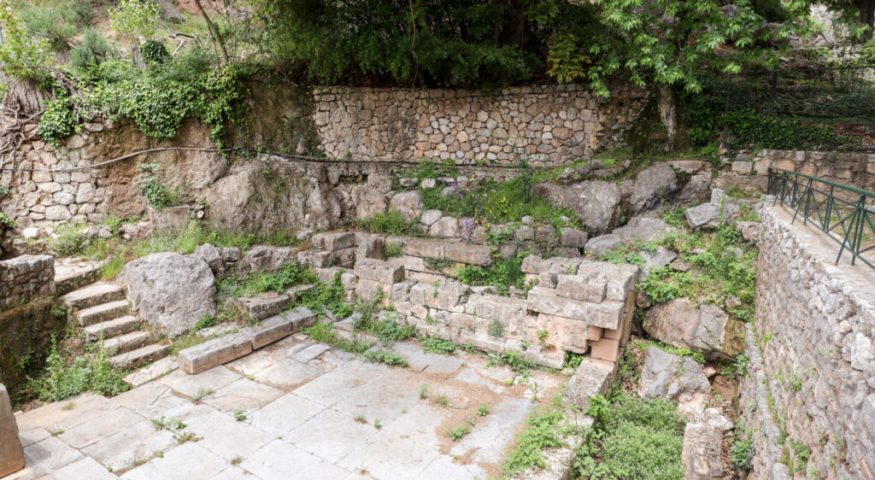 ancient stadium of delphi