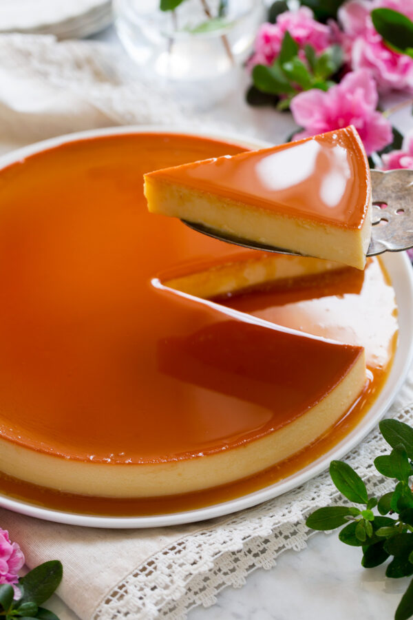 flan dessert