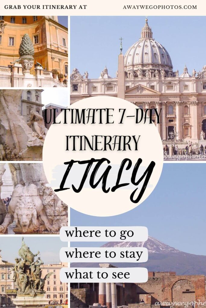 Italy Itinerary