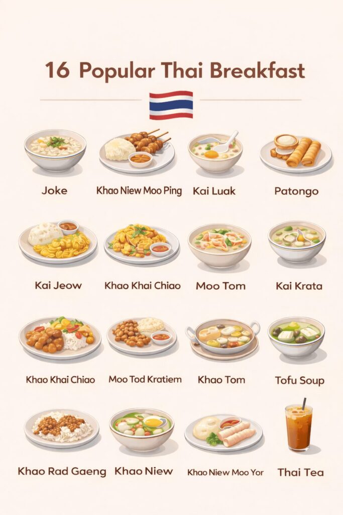 Popular Thai Breakfast