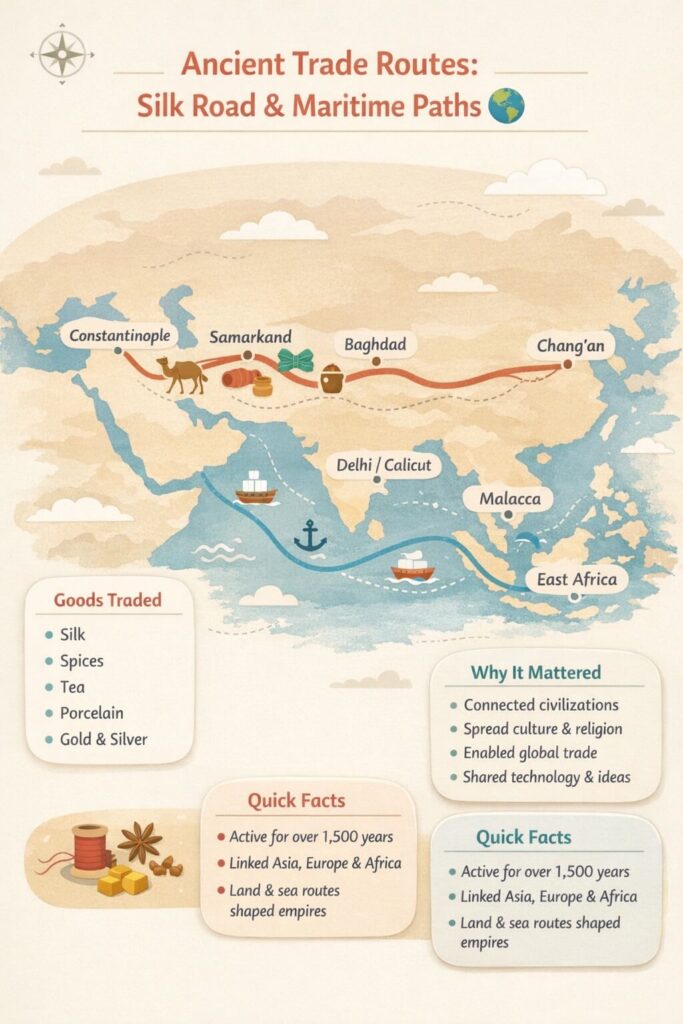 Ancient Trade Routes Silk Road