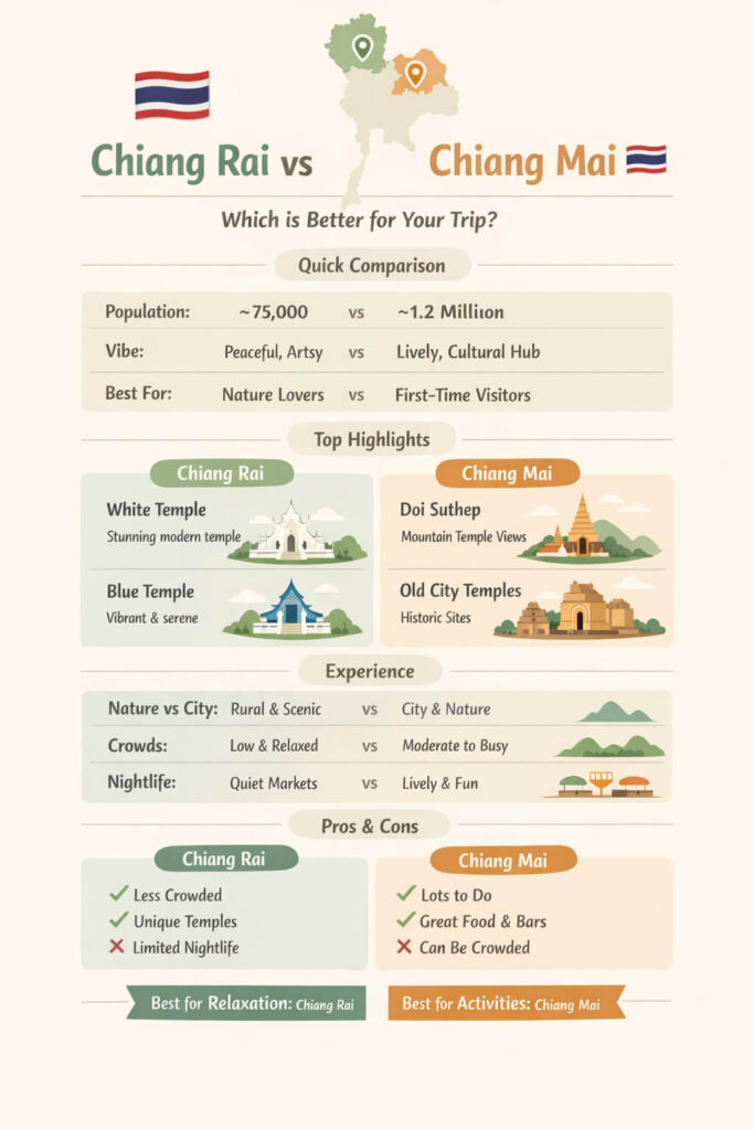 Chiang Rai vs Chiang Mai