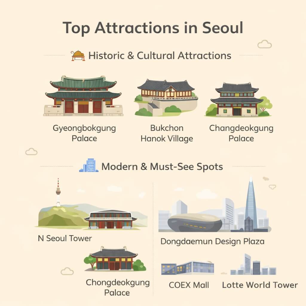 Seoul's top attractions