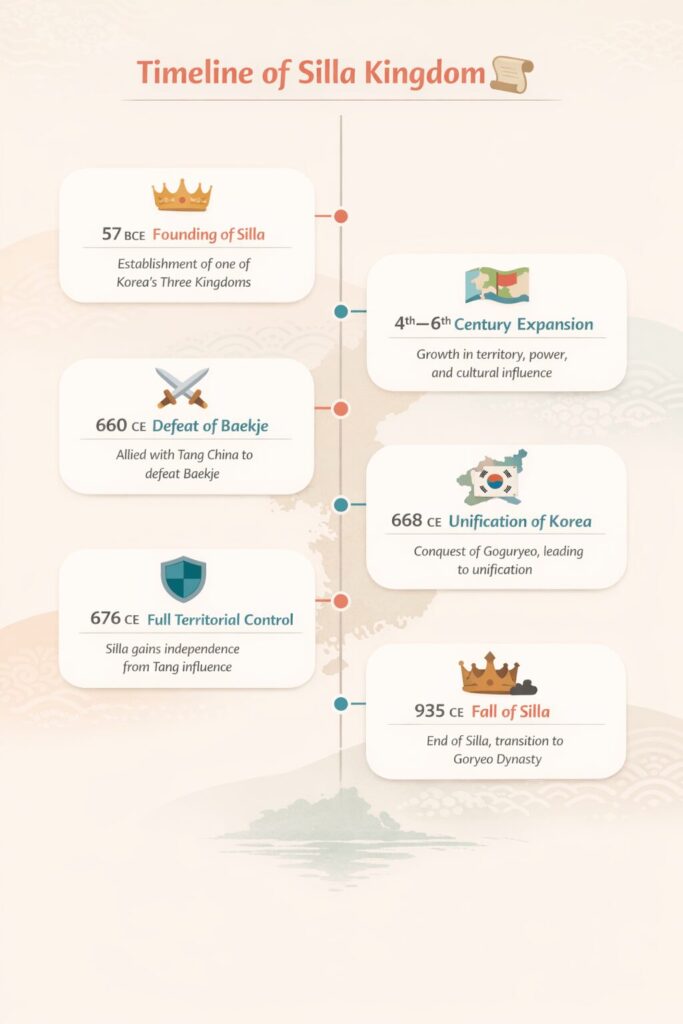 Timeline of Silla Kingdom