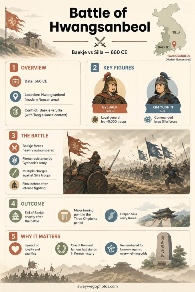 Battle of Hwangsanbeol.