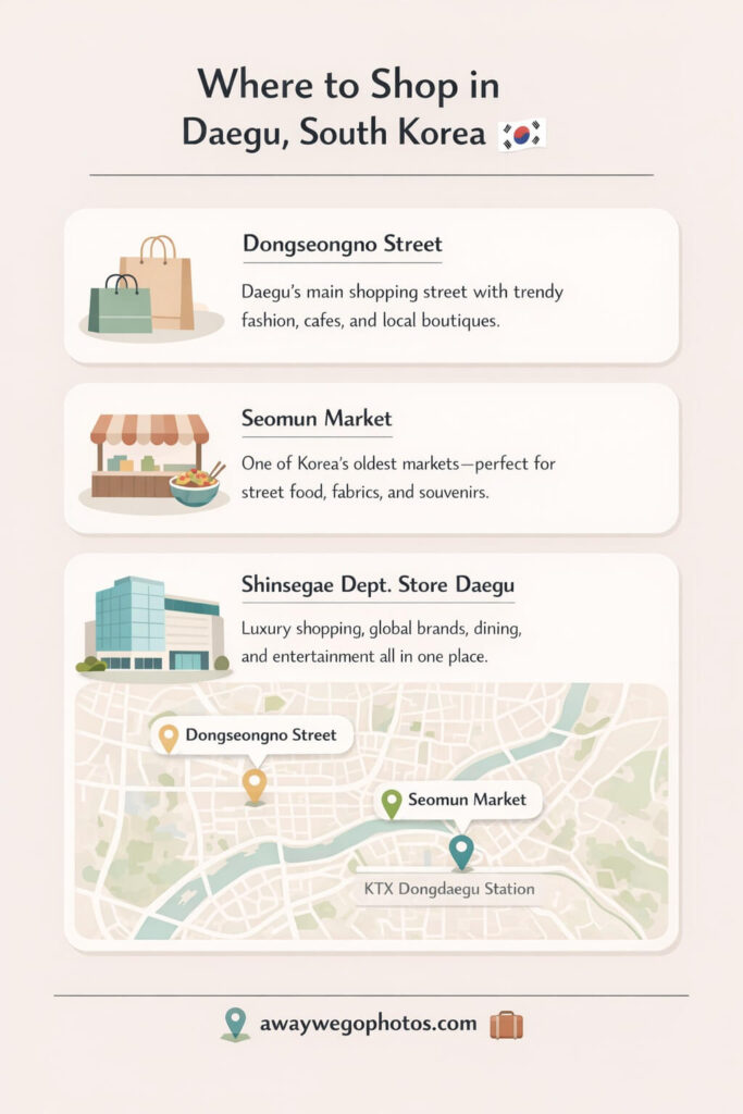 Where to Shop in Daegu