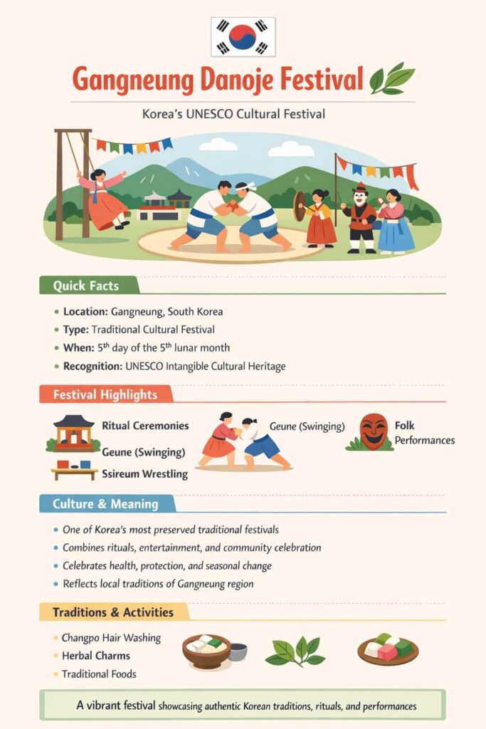 Gangneung Danoje Festival celebration in South Korea