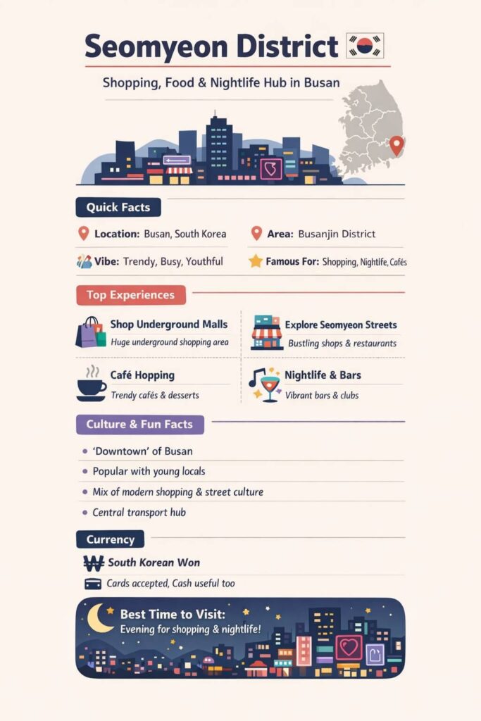 Seomyeon district highlights in Busan