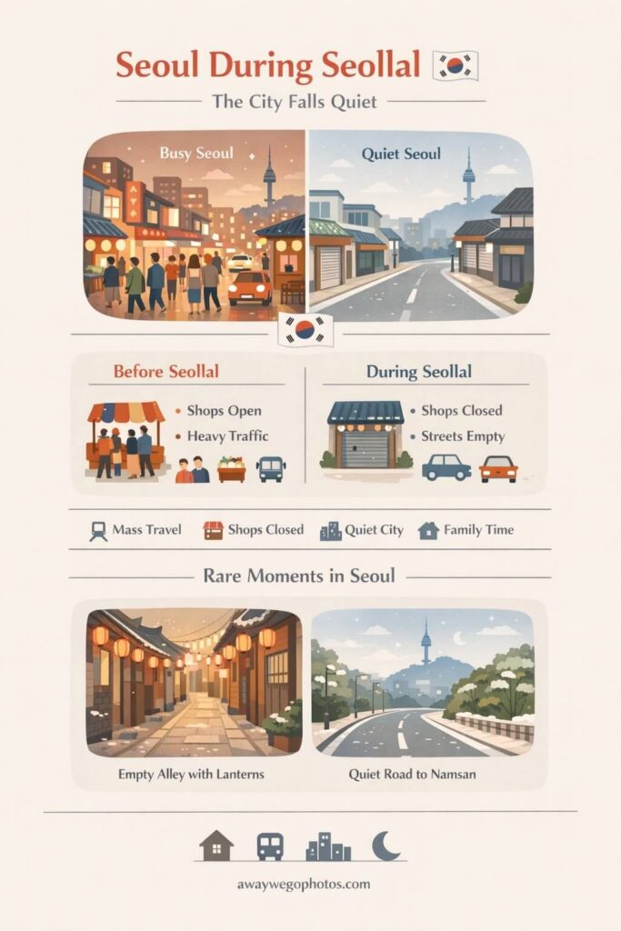 Seoul's tranquil Seollal transformation