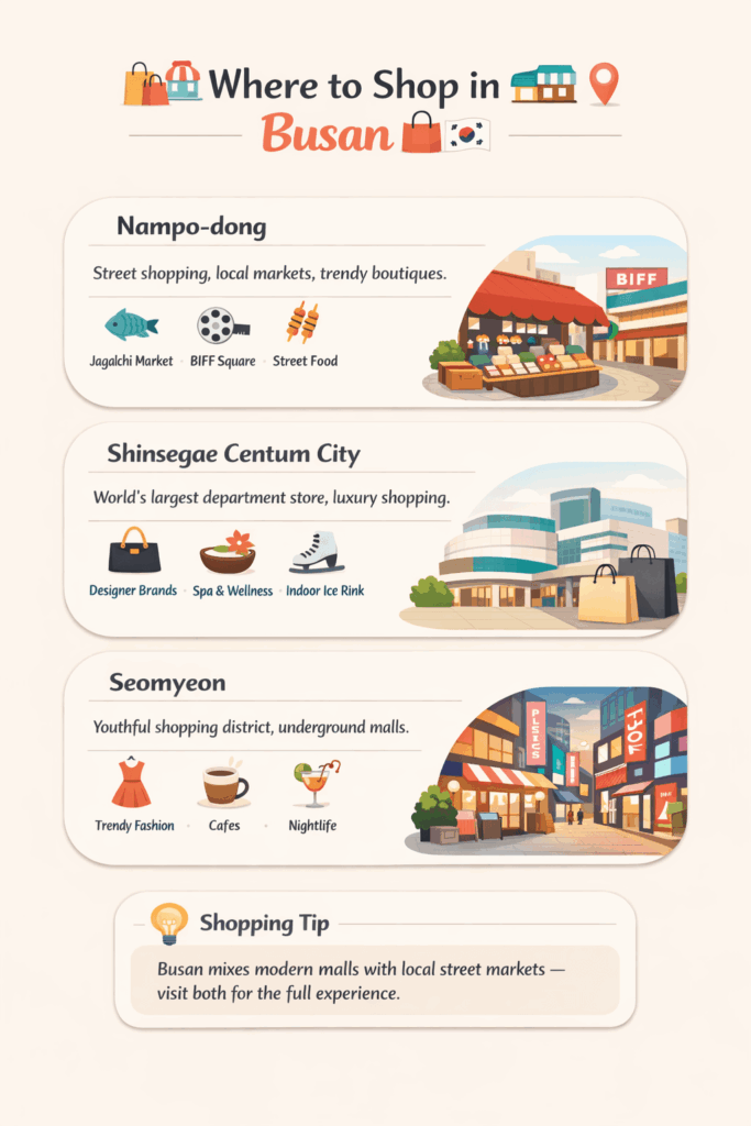 Where to shop in Busan