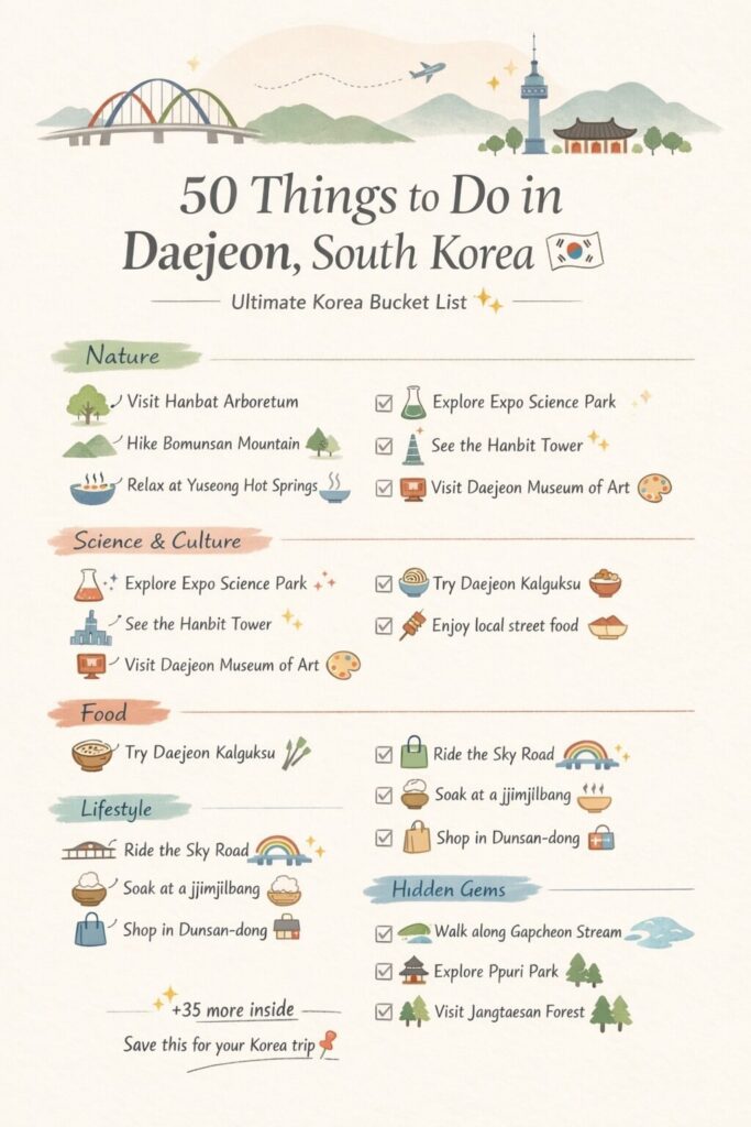 50 Things to Do in Daejeon, South Korea