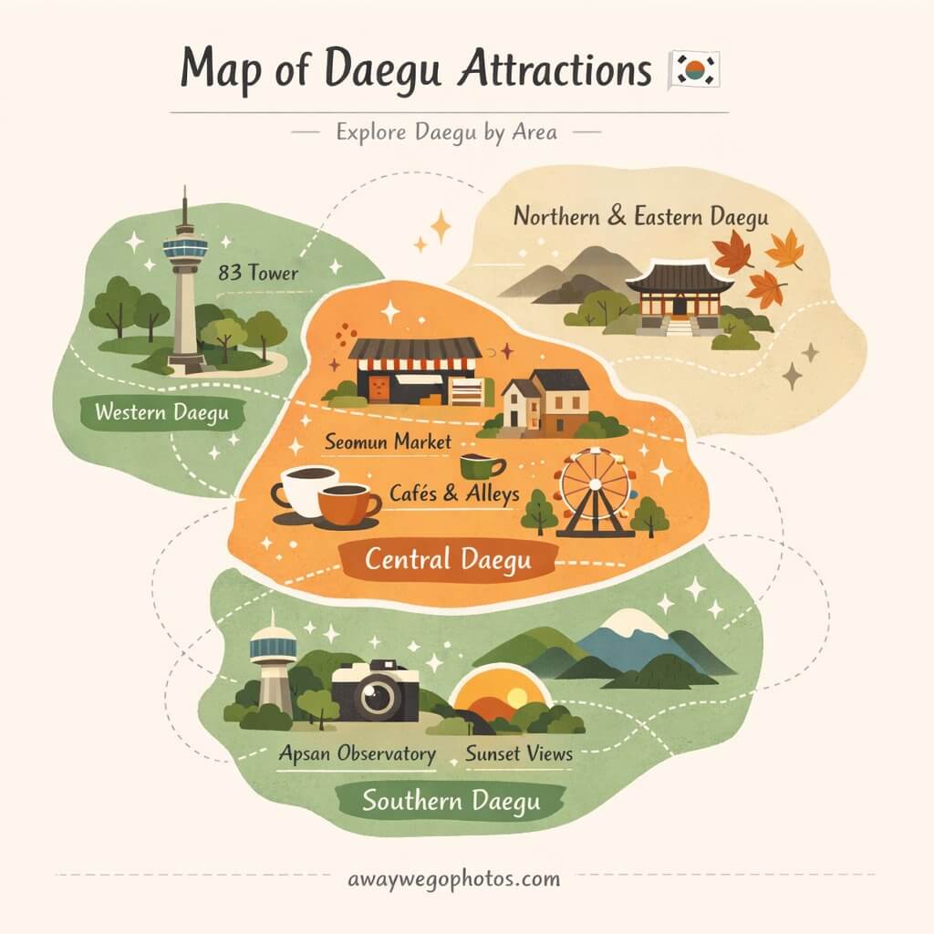Map of Daegu