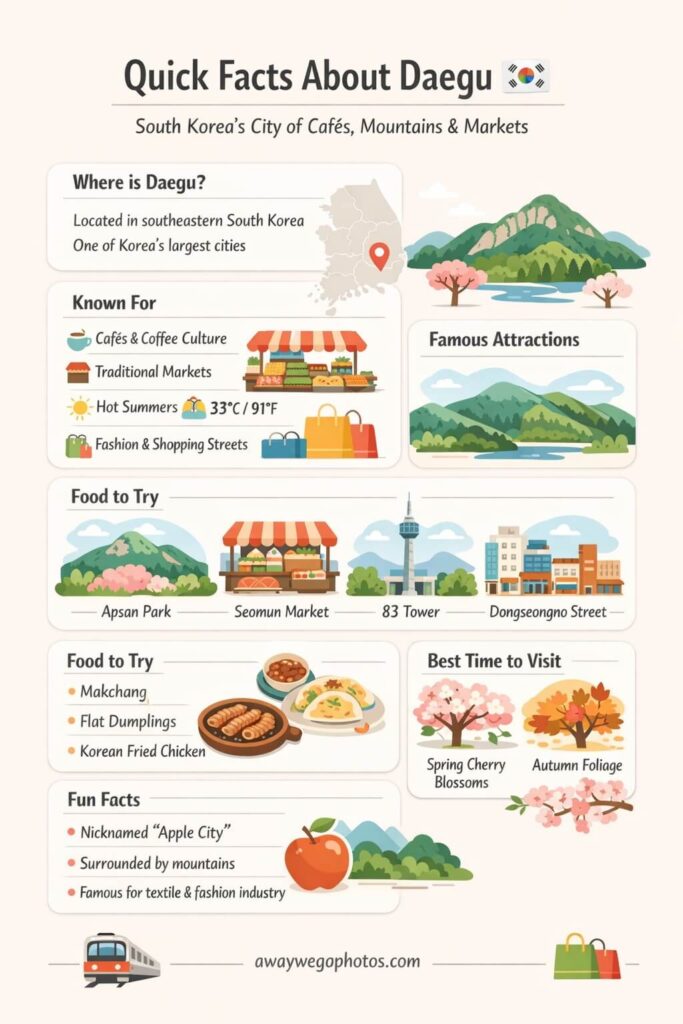 Quick Facts about Daegu