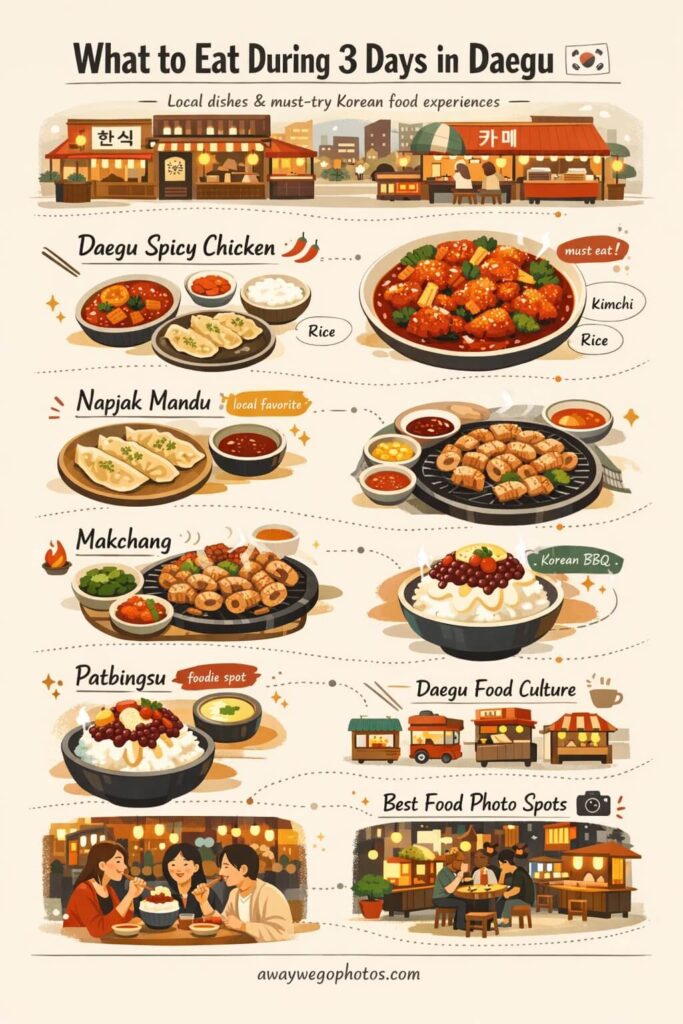 Daegu has incredible food culture.