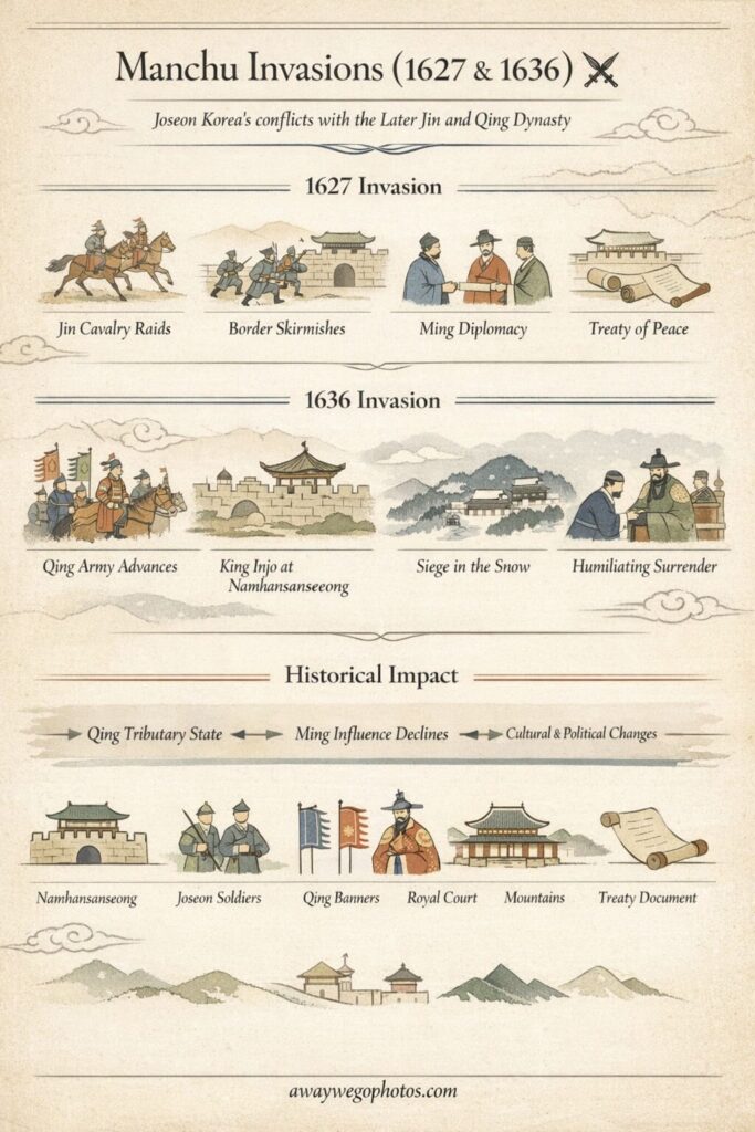 Manchu Invasions (1627 & 1636)