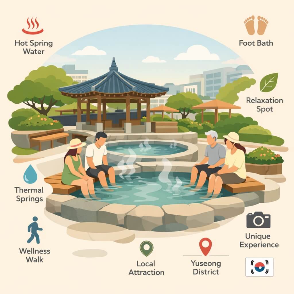 Yuseong Hot Spring Foot Bath Area
