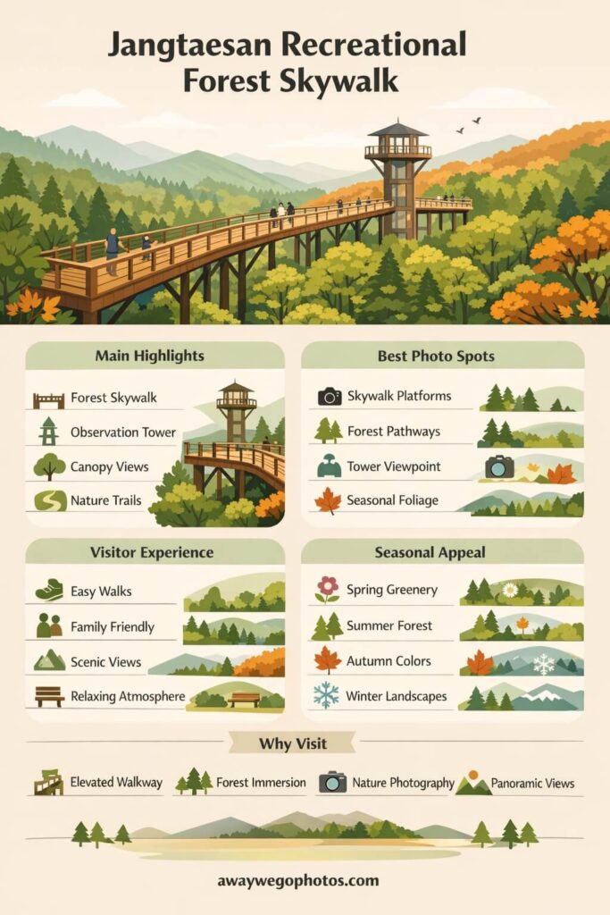 Jangtaesan Recreational Forest Skywalk