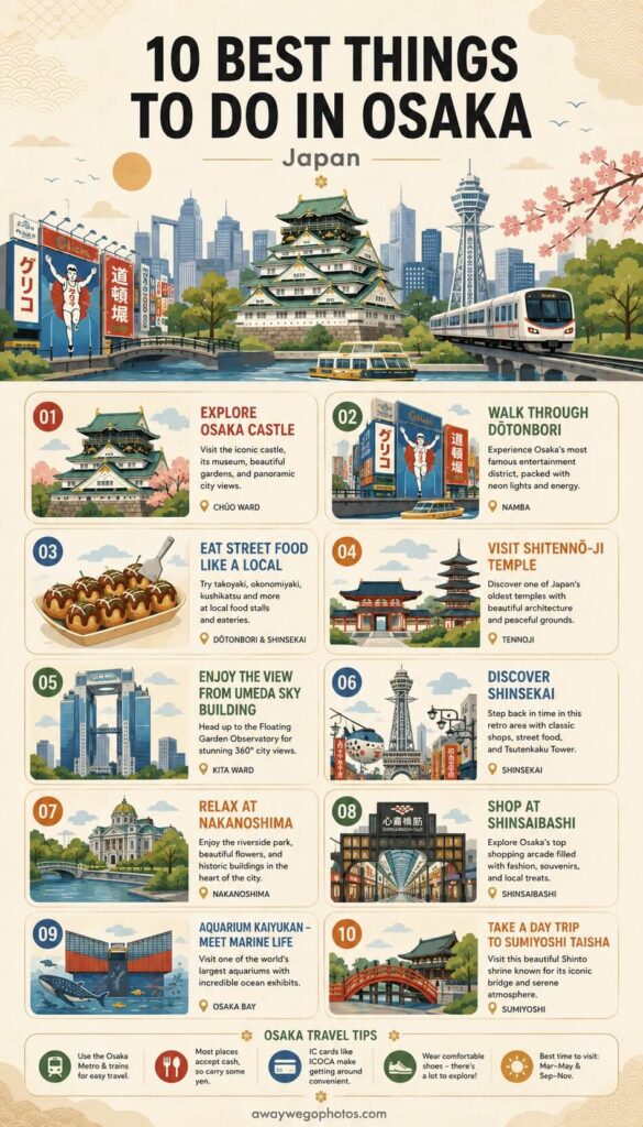 10 Best Things to do in Osaka