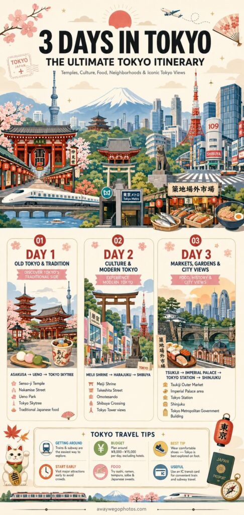 3 Days in Tokyo
