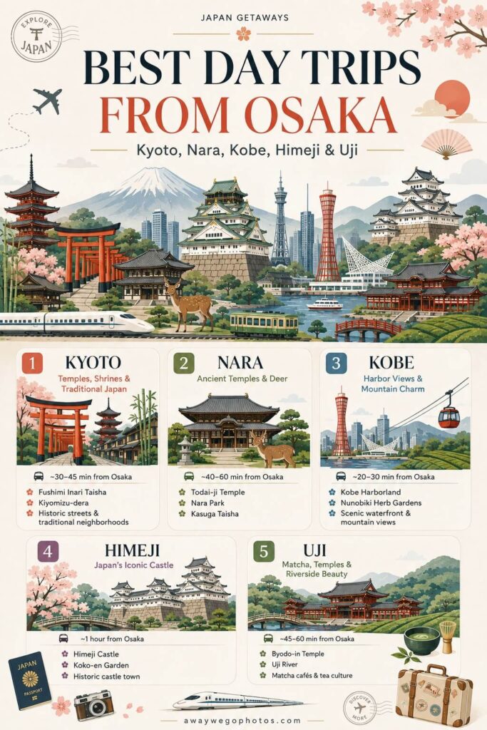 Best day trips from Osaka