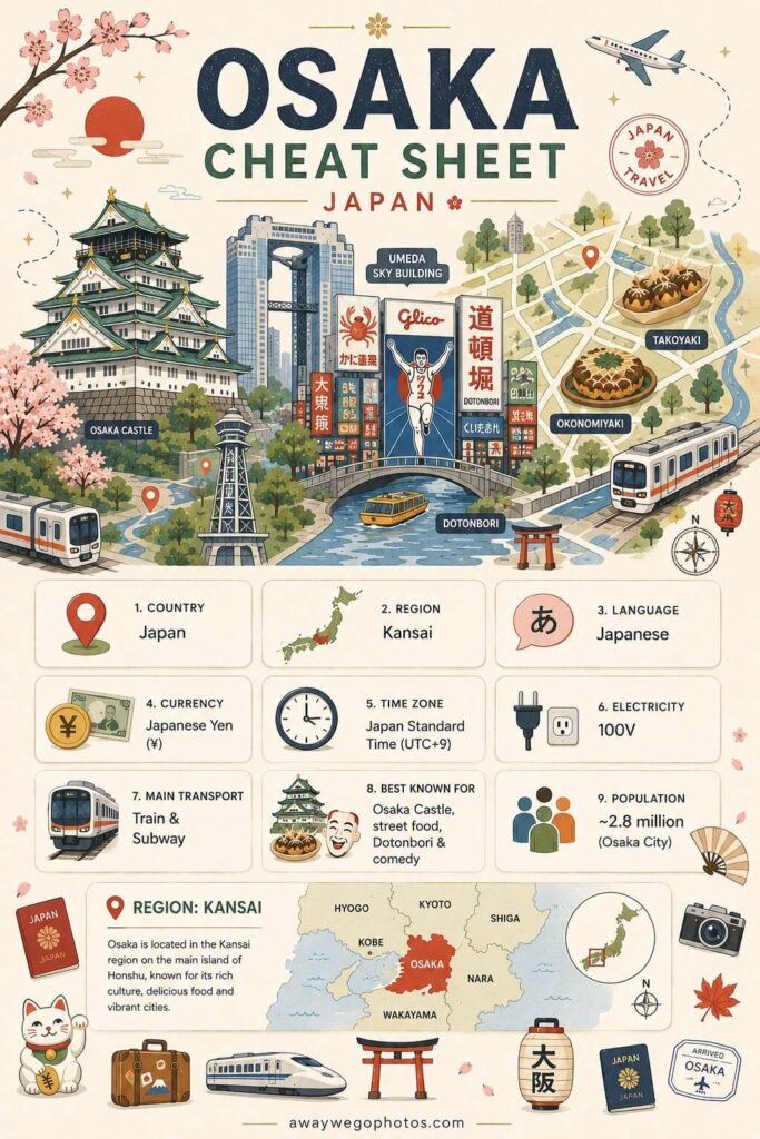 Osaka Cheat Sheet