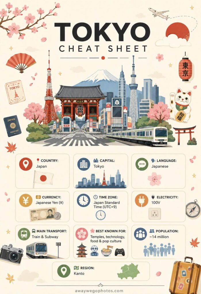Tokyo Cheat Sheet